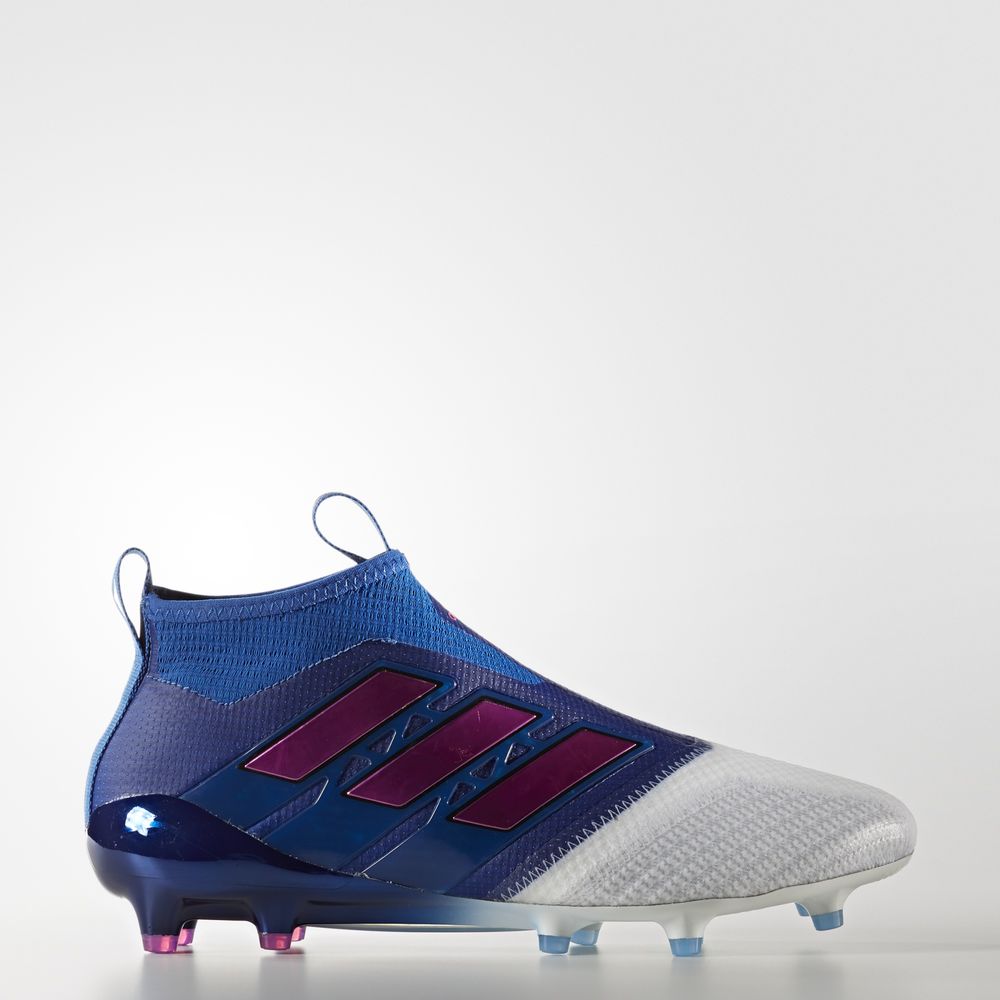 Adidas Ace 17+ Purecontrol Firm Ground - ποδοσφαιρικα παπουτσια ανδρικα - Μπλε/Ροζ/Ασπρα,Μέγεθος: EU